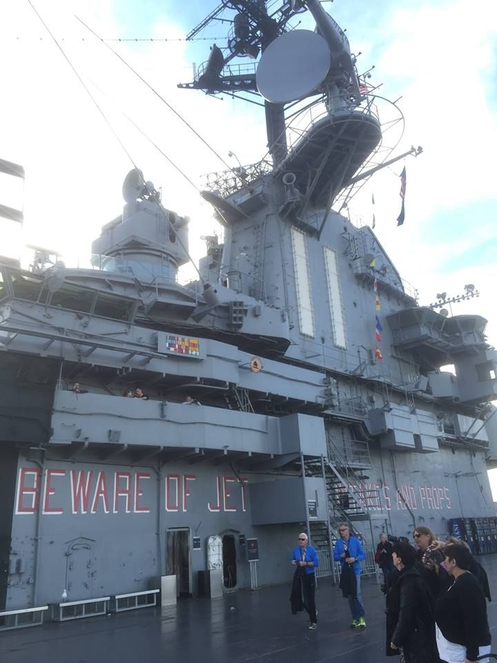 Pont d'envol USS Intrepid New York