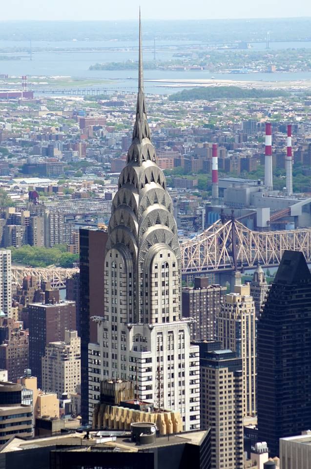 Le Chrysler building depuis l'Empire State building