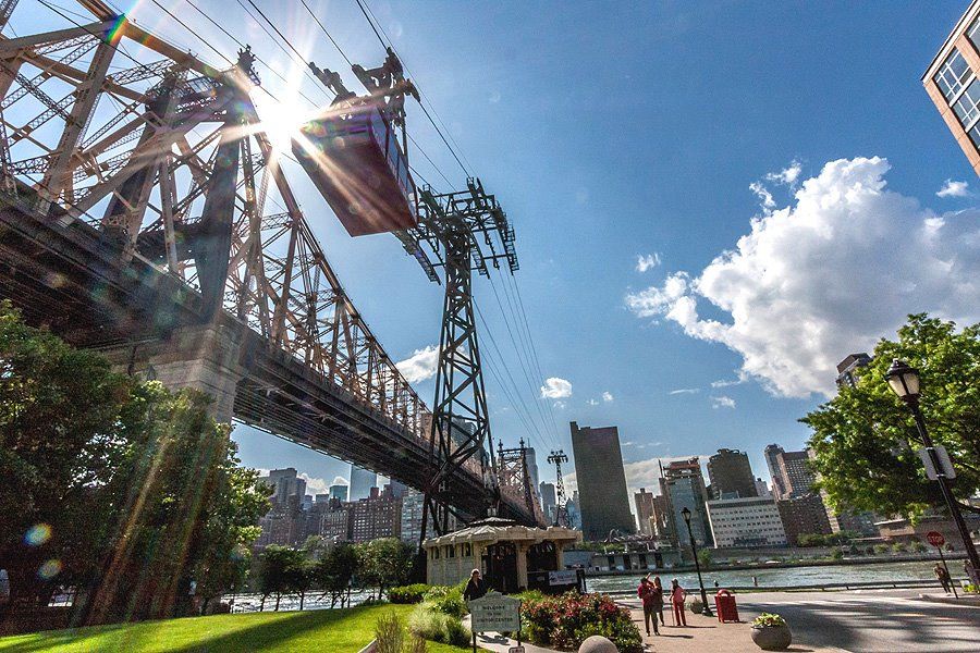 Le téléphérique vu depuis Roosevelt Island