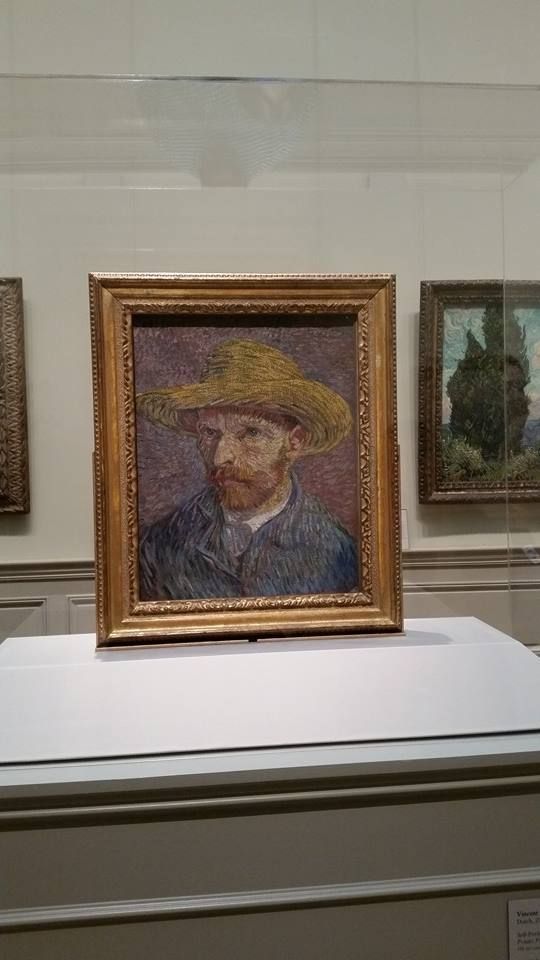 Rencontre avec Van Gogh dans le département consacré à la peinture