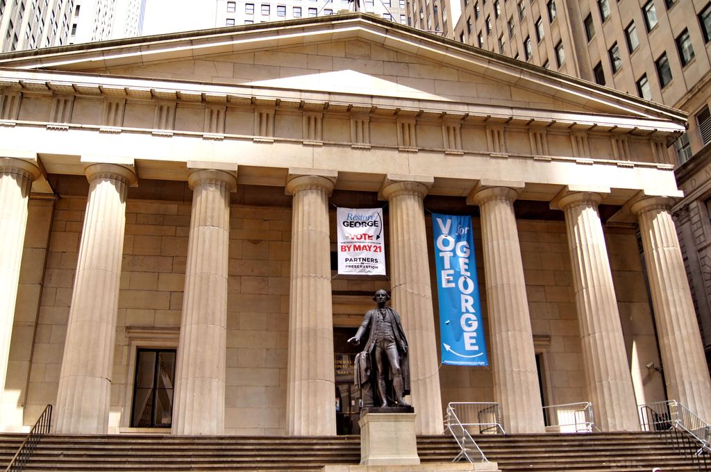 La façade de Federal Hall