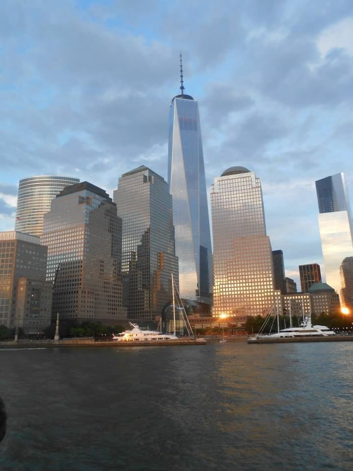 Le World Financial Center lors de la croisière au coucher du soleil