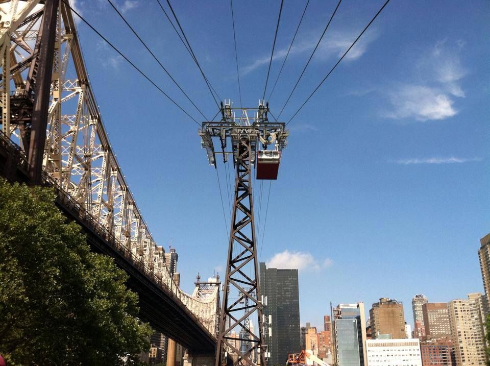 Le téléphérique vu depuis Roosevelt Island