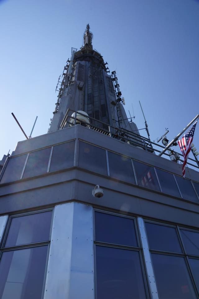 L'antenne de l'Vue le Flatiron building depuis l'Empire State building.