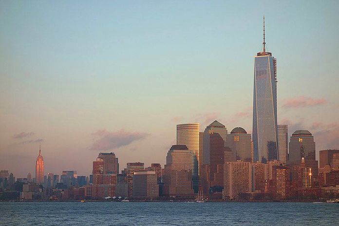 One World Trade Center La One World Trade Center surplombant New York
