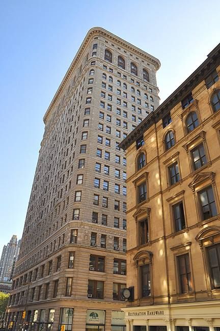 Le Flatiron building vu de derrière