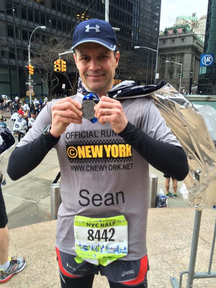 Sean coureur marathon New York