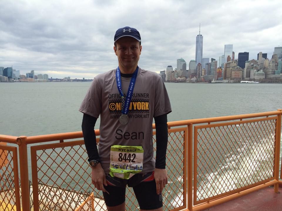 Sean coureur marathon New York