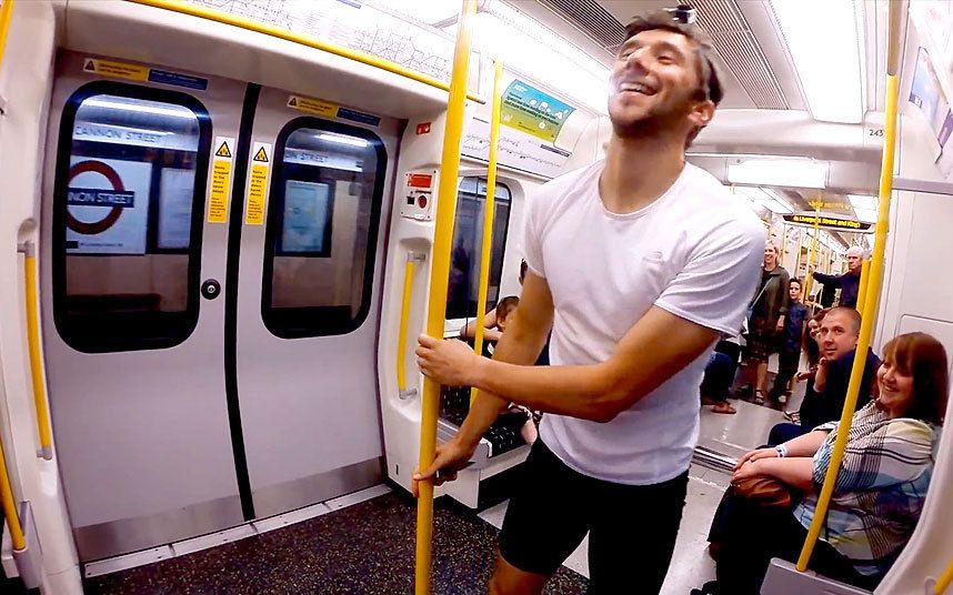 L’homme qui court plus vite que le métro de New York