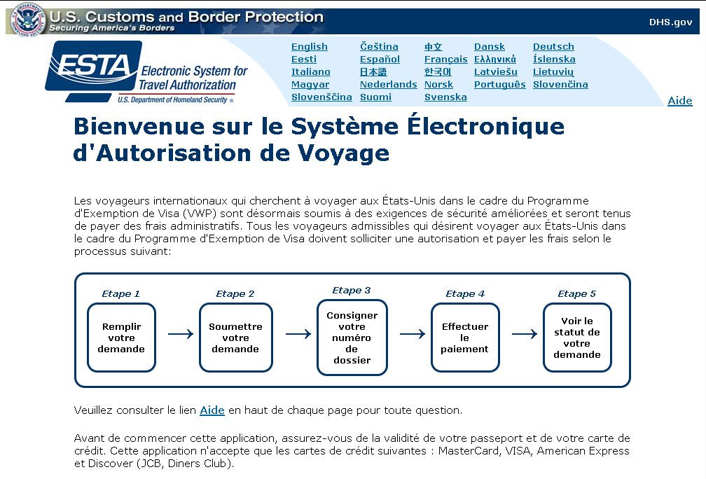 Comment bien remplir l’autorisation ESTA ?