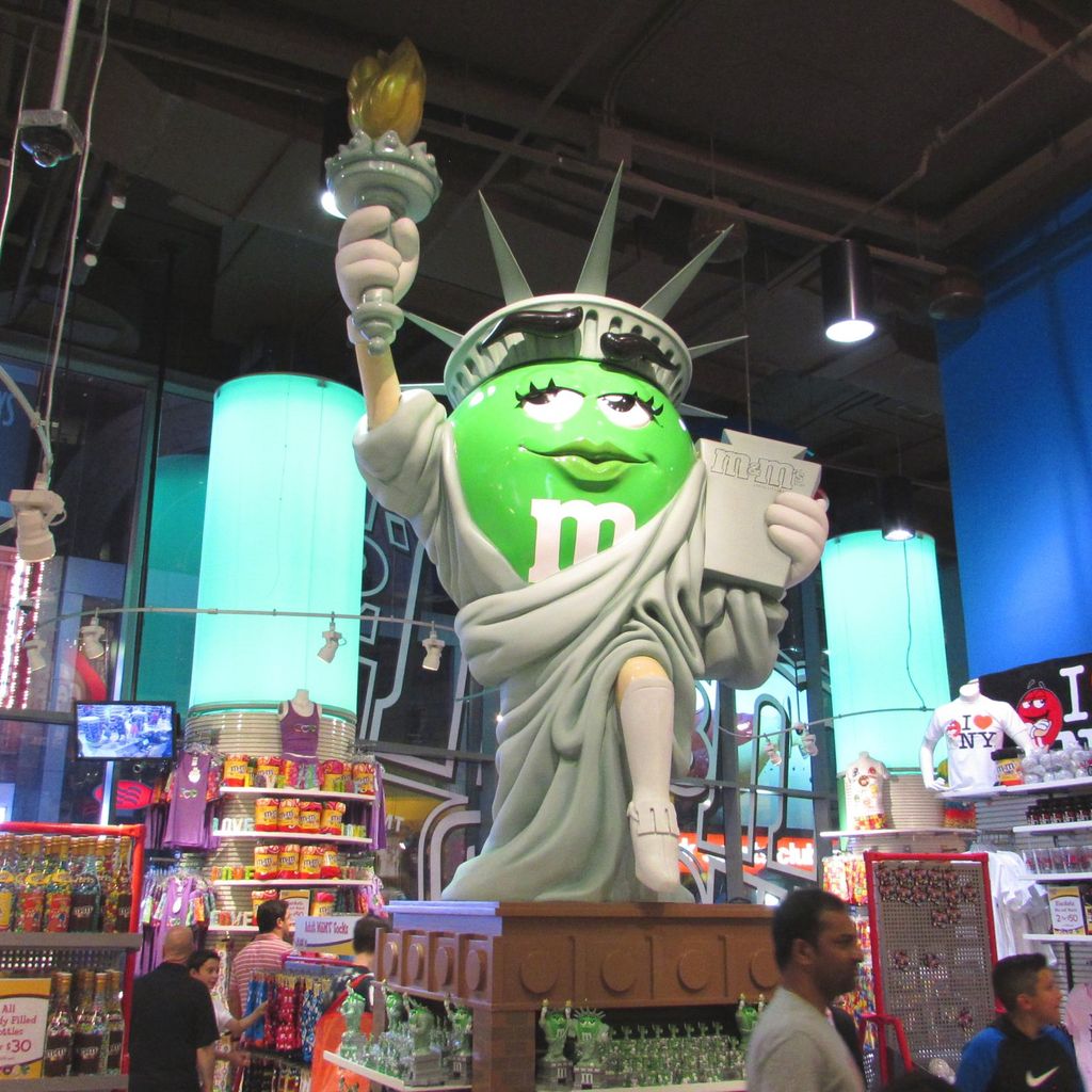 Statue de la Liberté M&M's