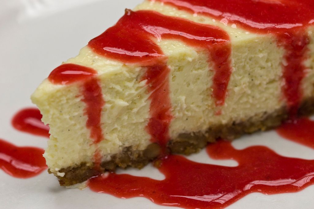 New York Cheesecake coulis fruits rouges pâtisseries desserts