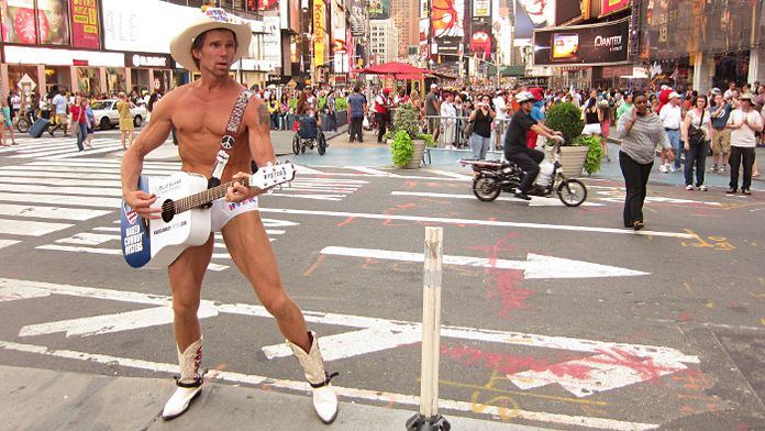 Naked Cow-Boy de Times Squre