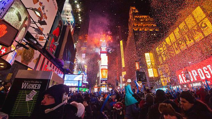 times square nouvel an new york