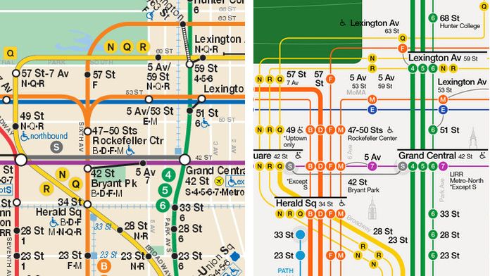 nouveau design metro