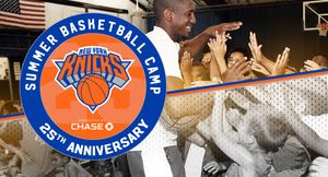 Le logo du Knicks Summer Basketball Camp.