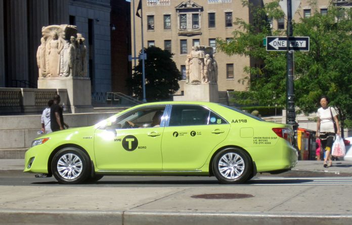 taxi vert à New York