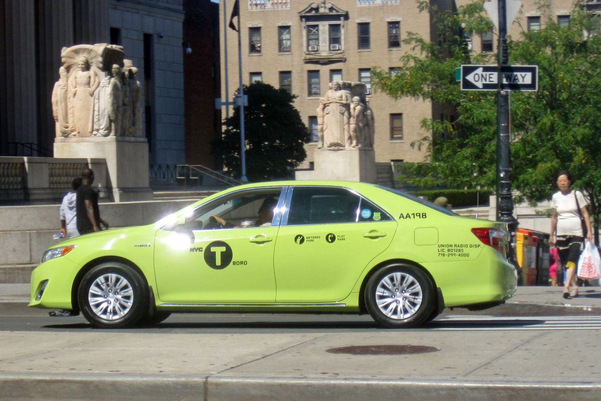 taxi vert à New York