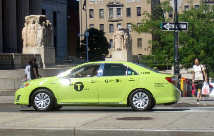 taxi vert à New York