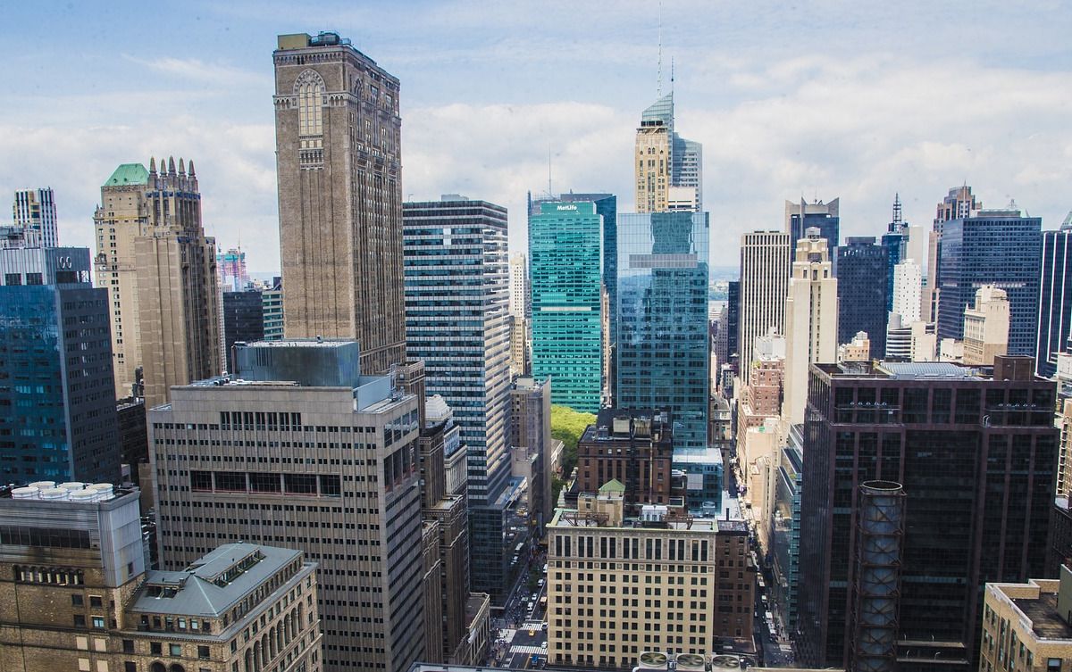 Vue sur les buildings de New York.