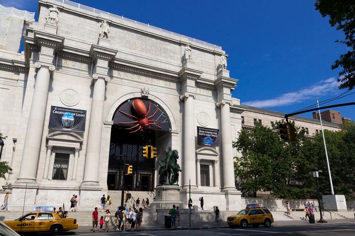 La façade du musée d'Histoire naturelle de New York