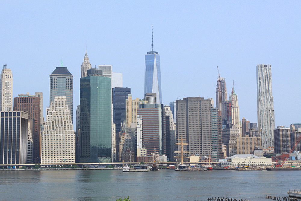 Le Financial District depuis Brooklyn