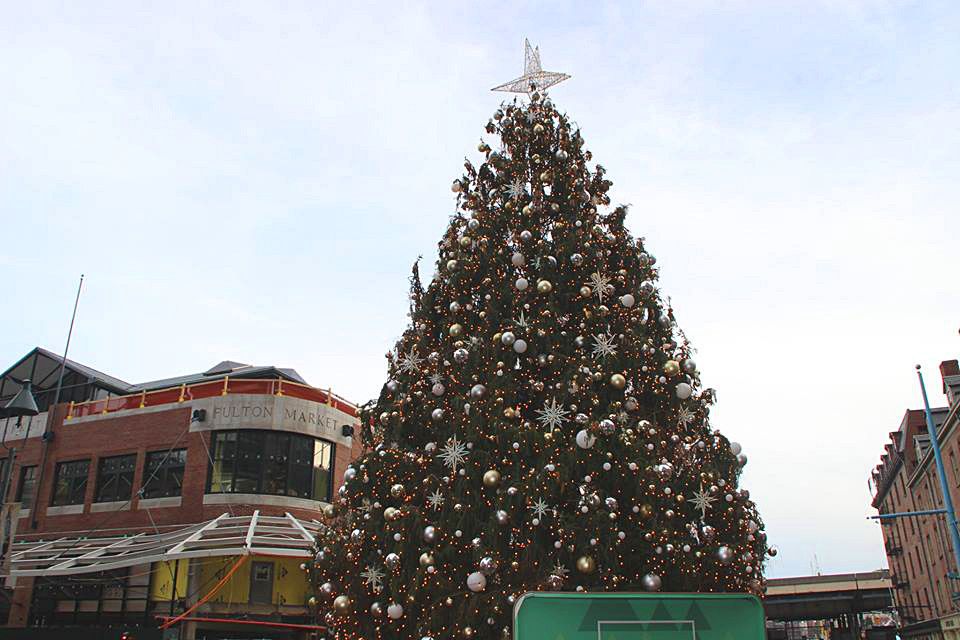 Le sapin de Noël de South Street Seaport