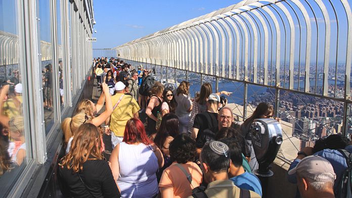 observatoire empire state building new york visite empire state building new york
