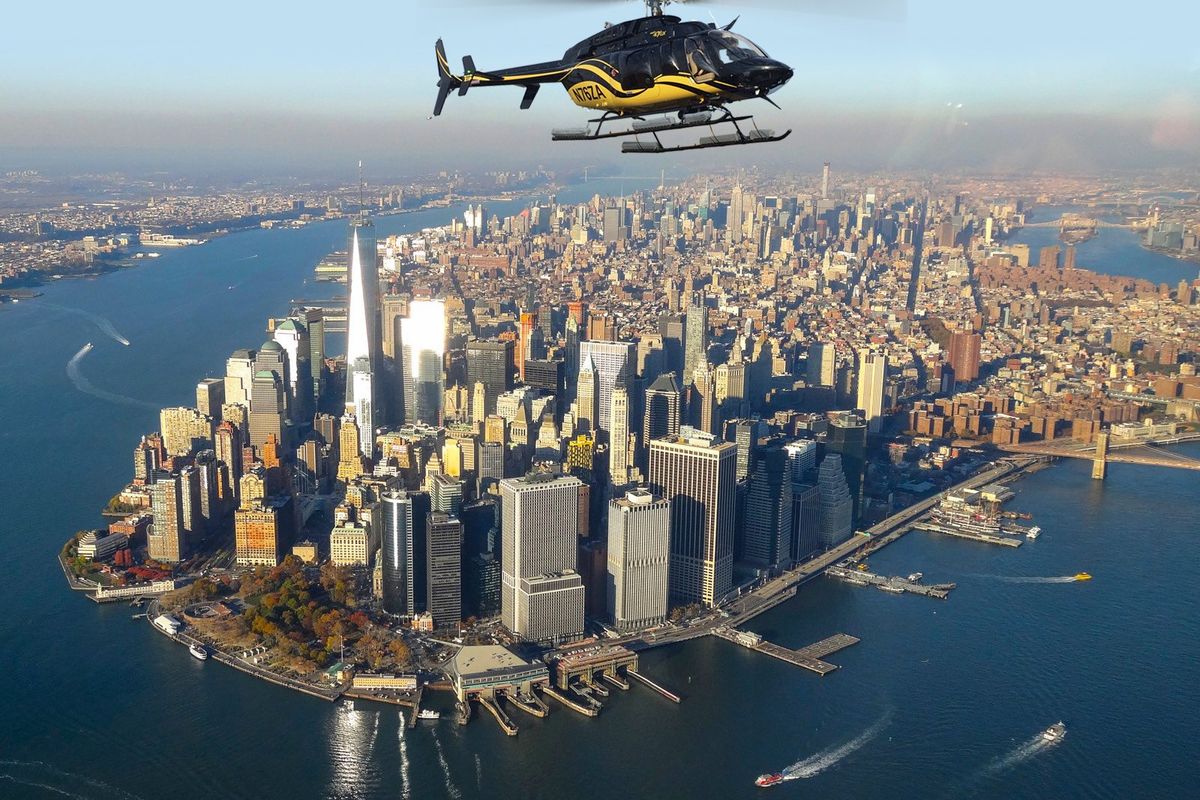 survol helicoptere new york tour