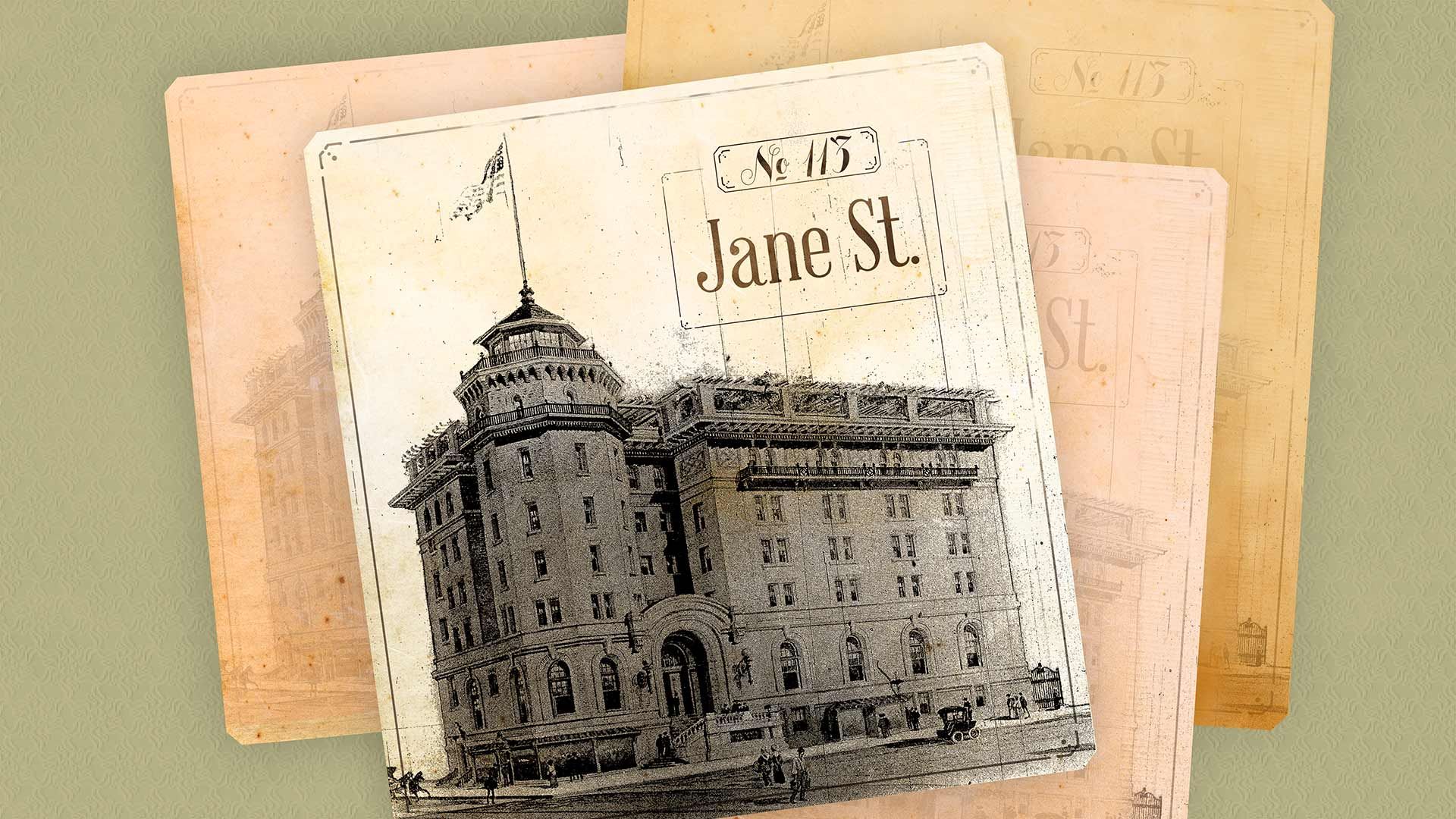 photo ancienne du jane hotel à New York.