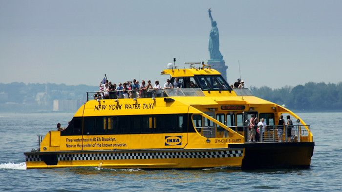Les Water Taxis à New York