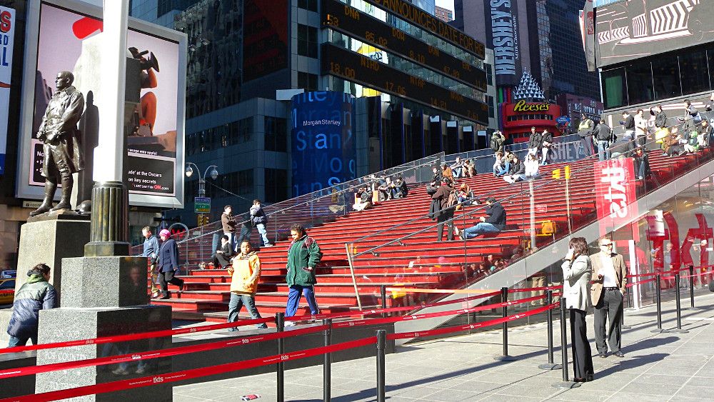 marches times square