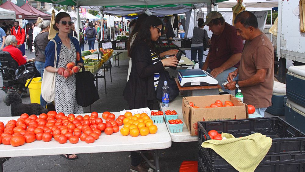 Découvrez le marché bio d’Union Square à New York