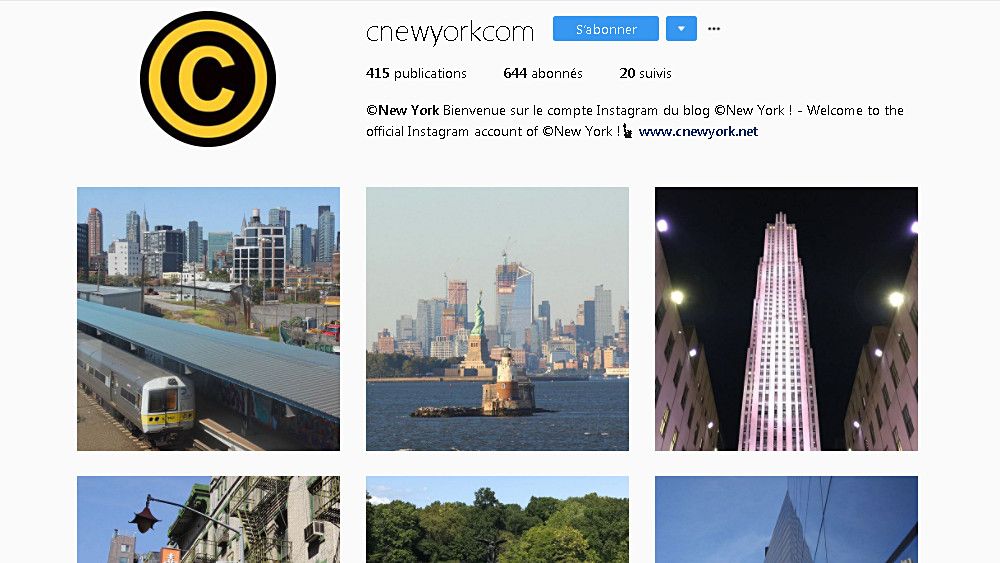 Découvrez nos photos de New York sur Instagram