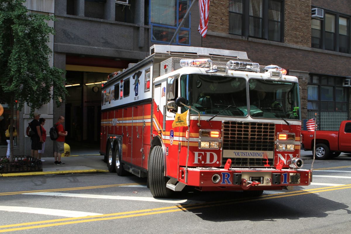 camion pompiers new york