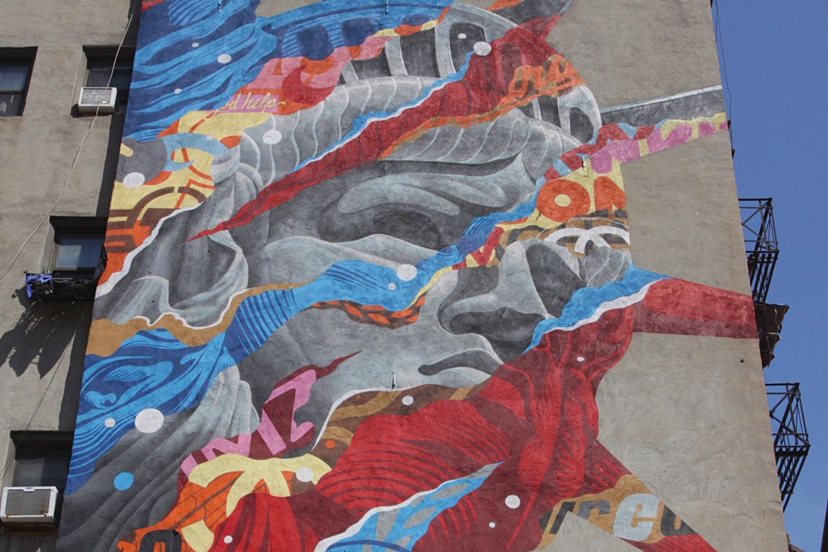 Découvrez le street art dans Little Italy à New York