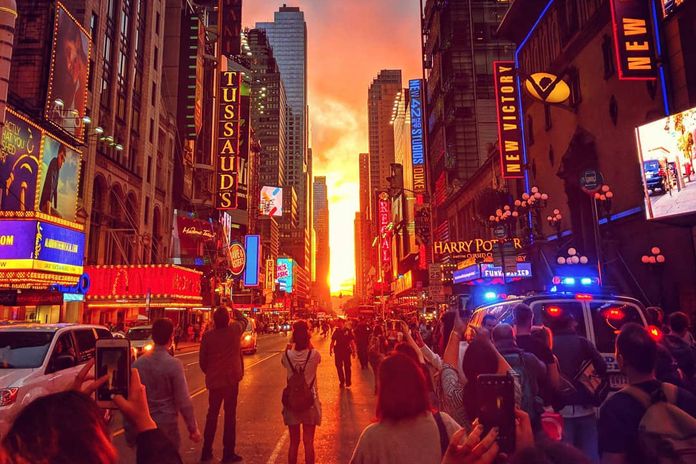 manhattanhenge new york