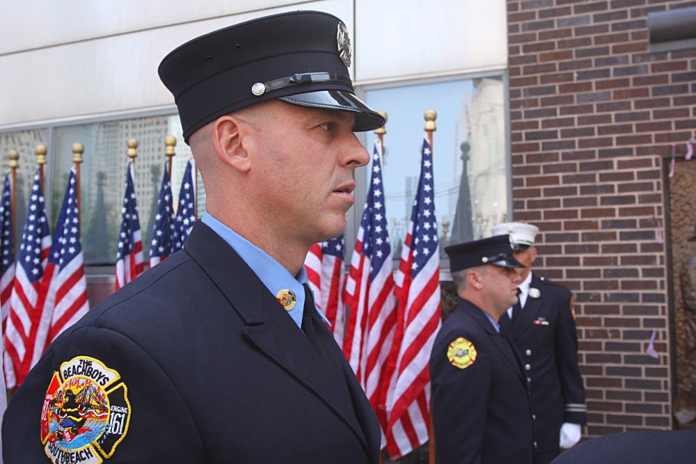 11 septembre new york ceremonie pompiers