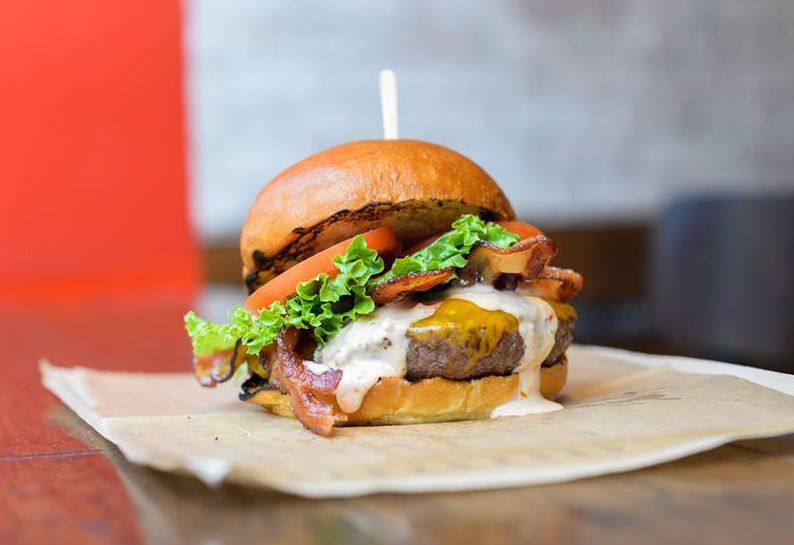 Burger du restaurant New York Burger