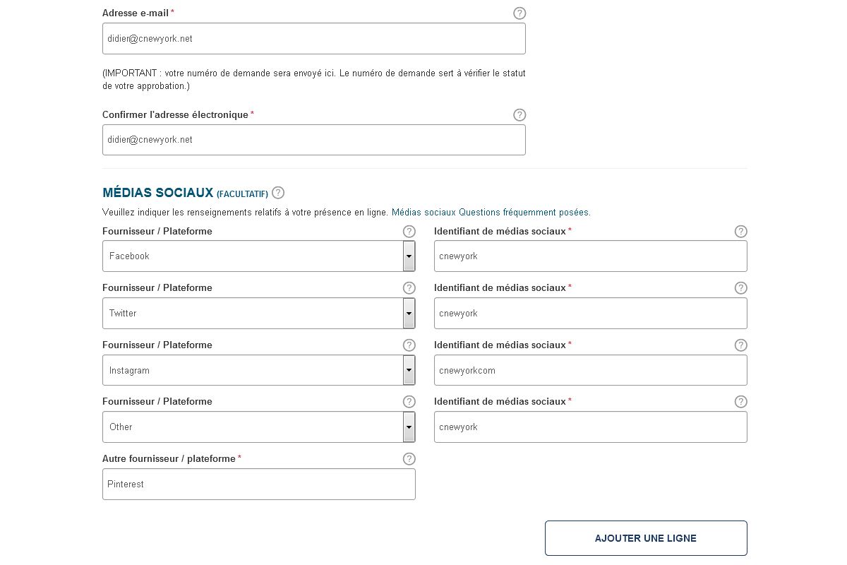 esta visa reseaux sociaux