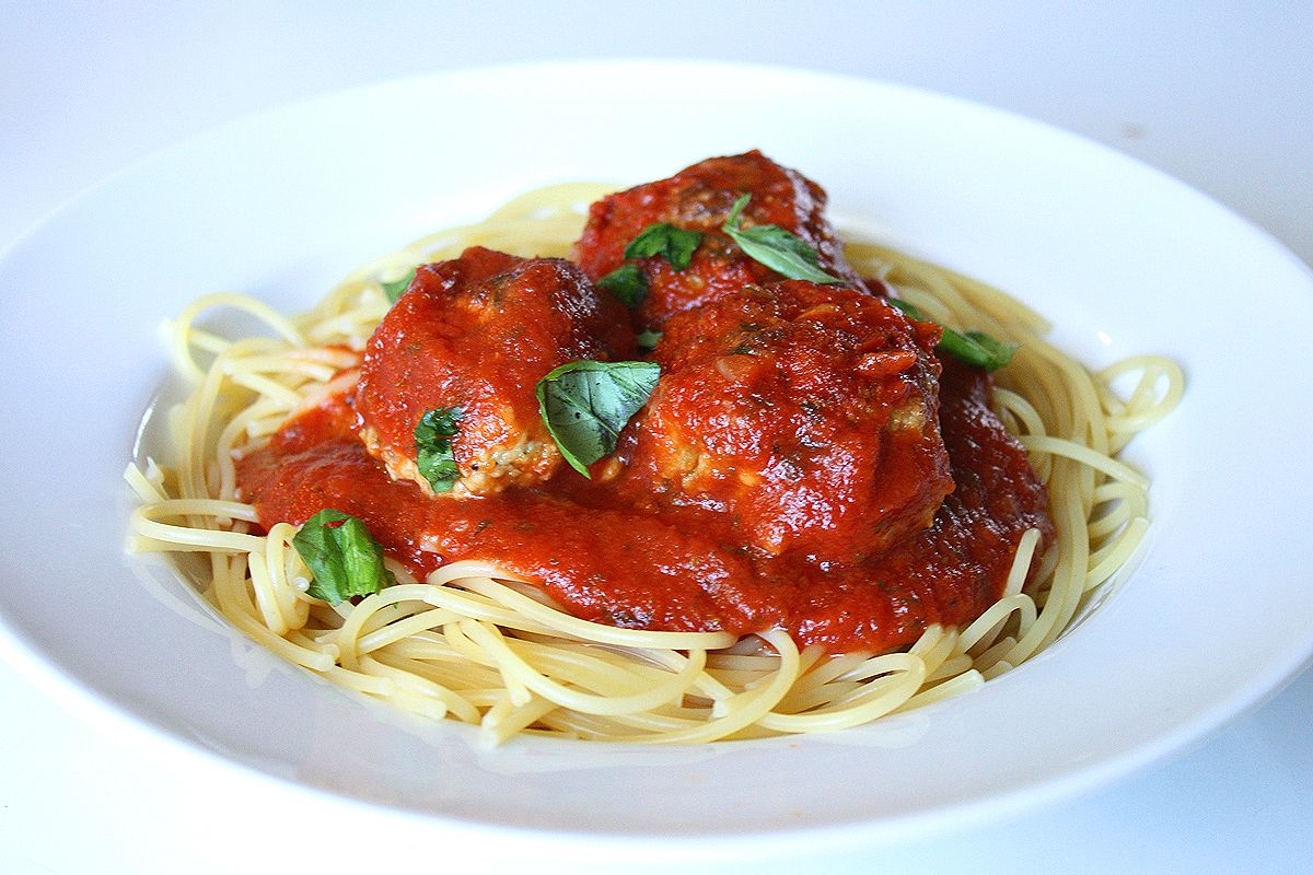 recette spaghetti meatballs