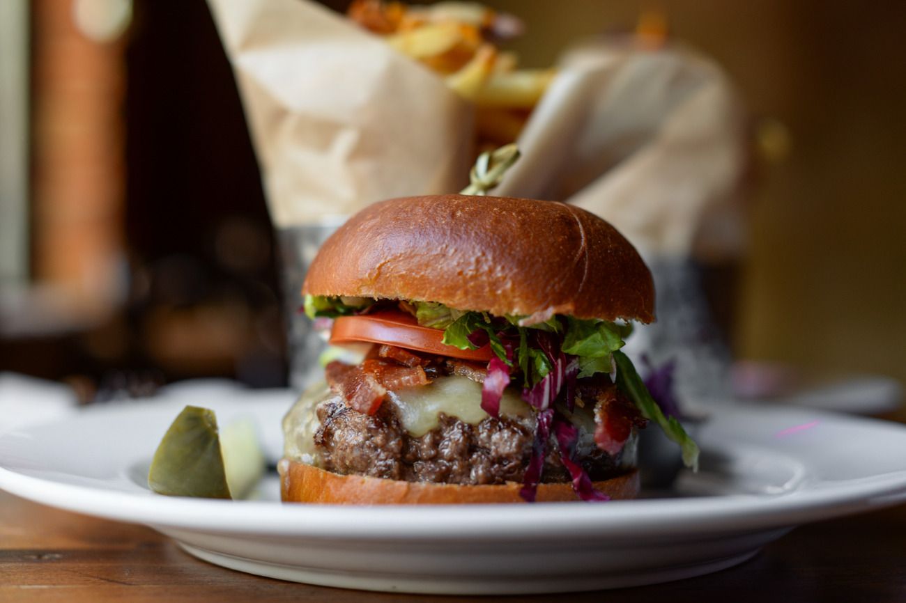 Burger du restaurant The Harold