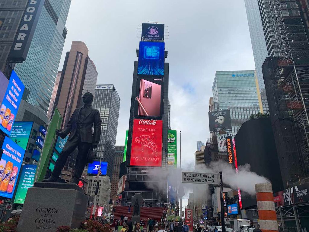 Visite Times Square en français