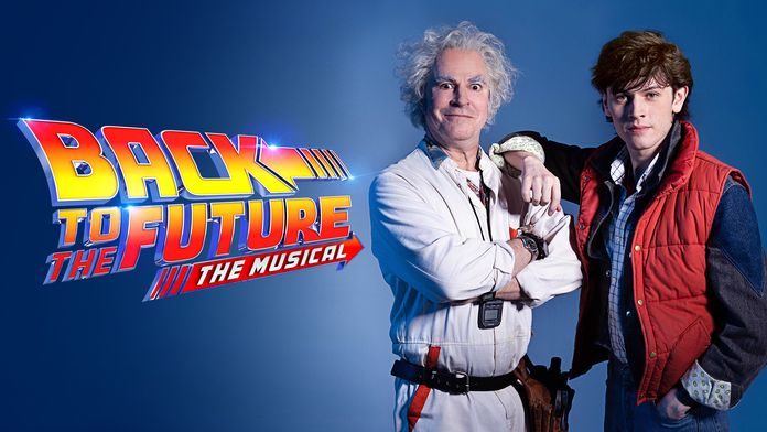 Affiche retour vers le futur comédie musicale