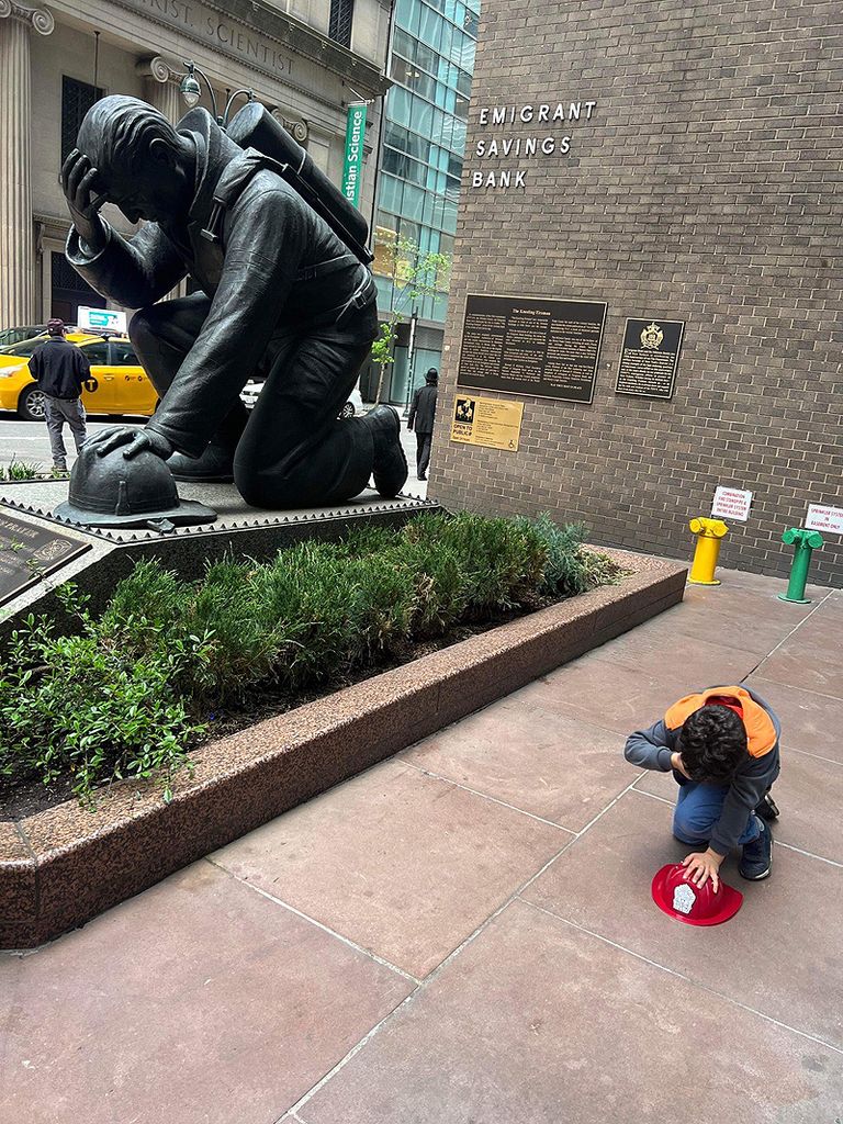 statue pompiers New York Manhattan