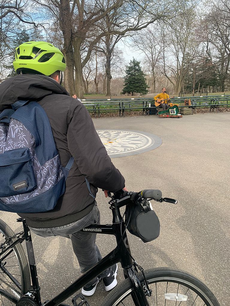 Visite guidée vélo Central Park Strawberry Fields New York