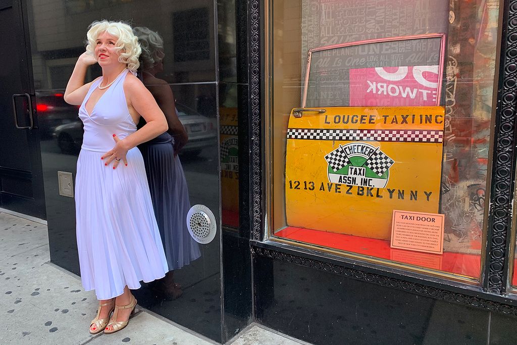 Personnage Marylin Monroe Times Square New York