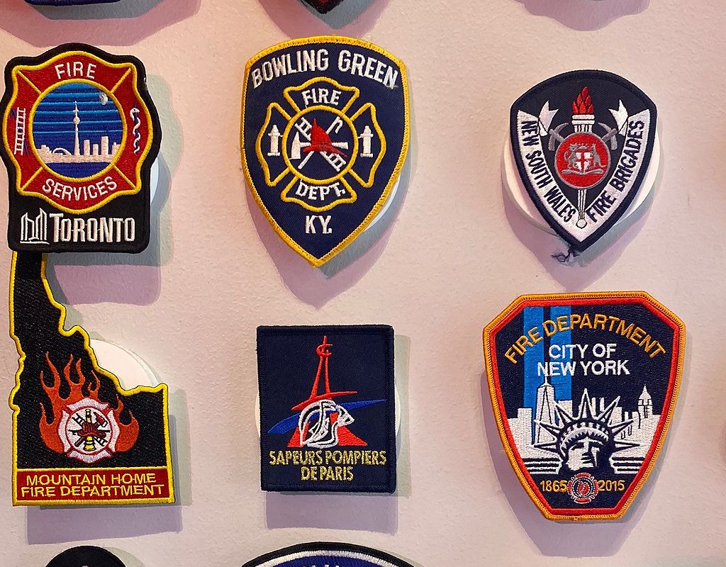 écusson Sapeur pompiers de Paris à New York