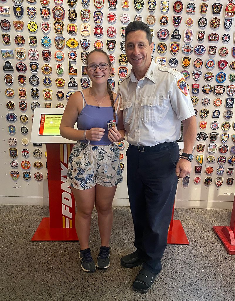 rencontre avec pompiers à New York