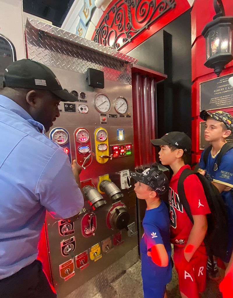 Visite Pompiers New York enfants